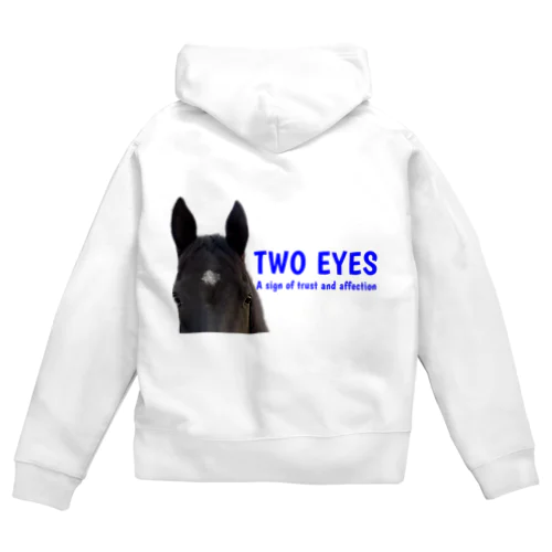 アオちゃんのTWO EYES Zip Hoodie