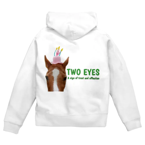 ジョージのTWO EYES Zip Hoodie