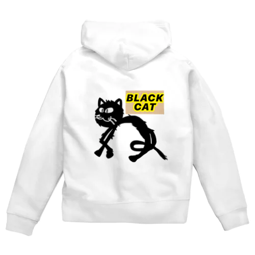  BLACK  CAT ジップパーカー