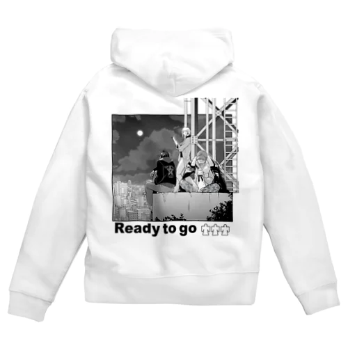 準備完了★ Zip Hoodie