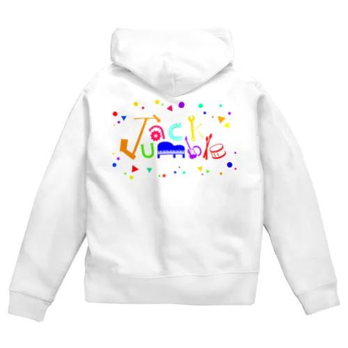 Jack Jumble【colorful】 Zip Hoodie