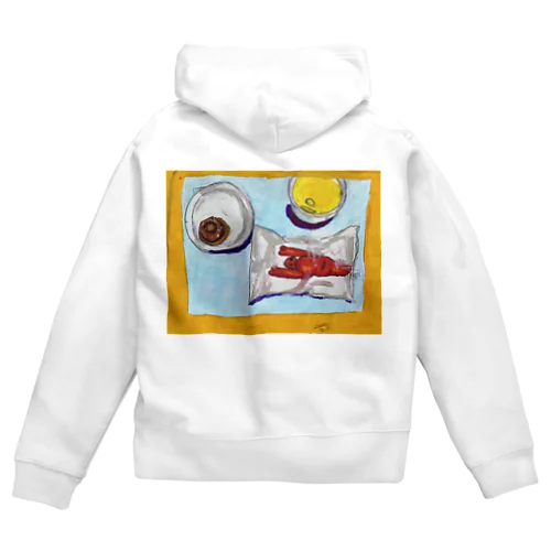 えびパンくん Zip Hoodie