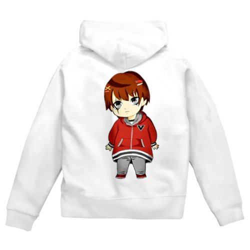 延島知徠夢 Zip Hoodie