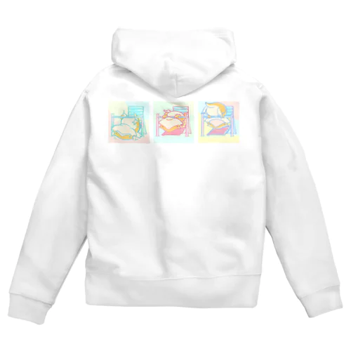 逆上がりを諦めないフトアゴヒゲトカゲ Zip Hoodie