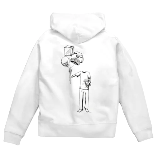 ピエロ Zip Hoodie