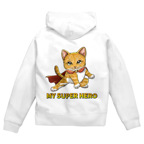 MY SUPER HERO ジップパーカー