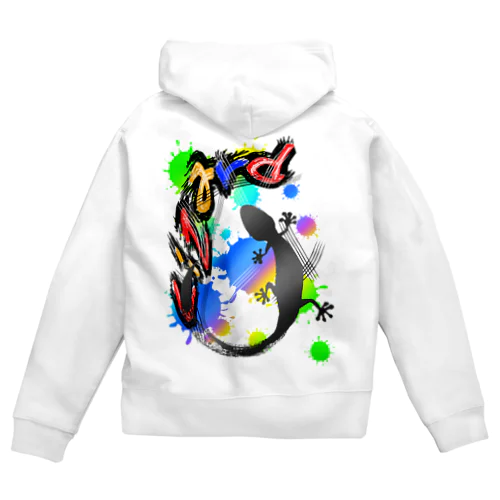 Lizard Zip Hoodie