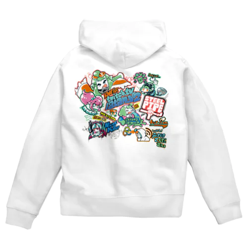 ライブペイント【56】 Zip Hoodie