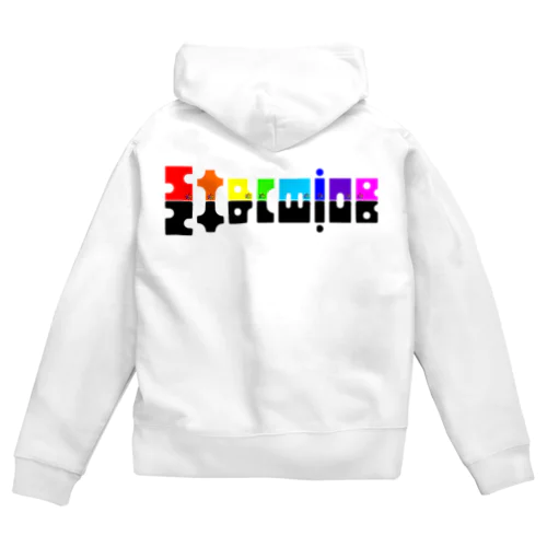 【Starmine】 KIKORI Neon color  Zip Hoodie