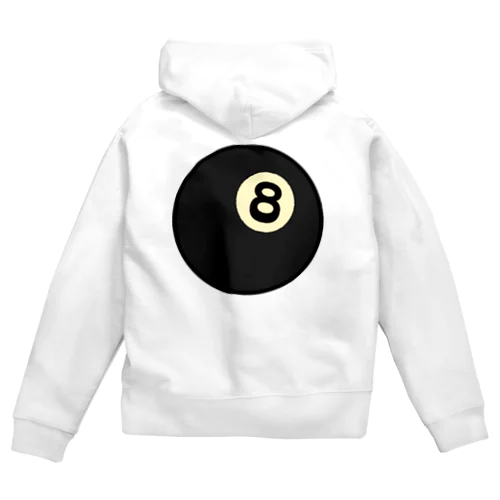 8-ball♪単体♪221202 Zip Hoodie