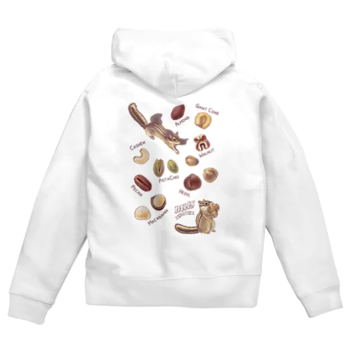 NUTS collection ナッツコレクション Zip Hoodie