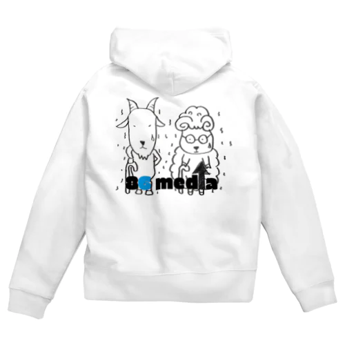 ヤギじぃとヒツばぁ Zip Hoodie