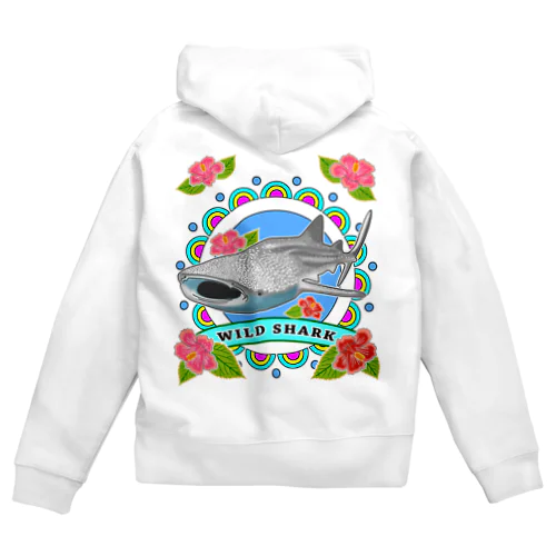 WILD SHARK  ジンベエザメ Zip Hoodie