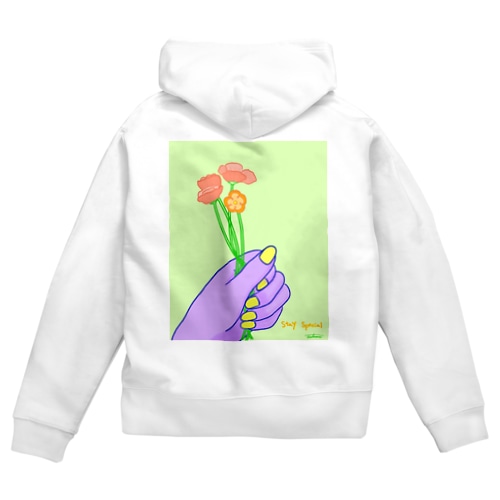 stay special(花) Zip Hoodie