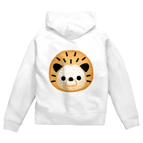 どうぶつおにぎり BIG ハリネズミ Zip Hoodie