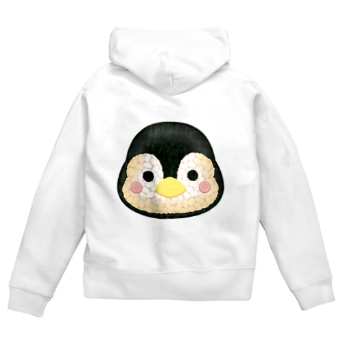 どうぶつおにぎり BIG ペンギン Zip Hoodie