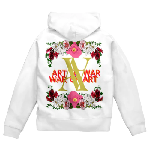ART OF WAR × WAR OF ARTジップパーカー Zip Hoodie