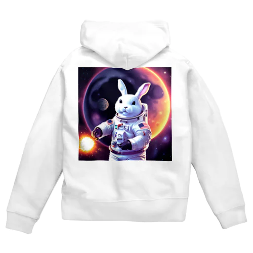 space usagi rabbit Zip Hoodie