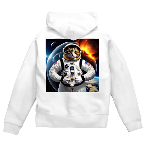 space neko cat3 Zip Hoodie