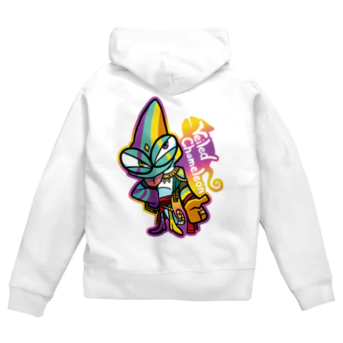 エボシカメレオン Zip Hoodie