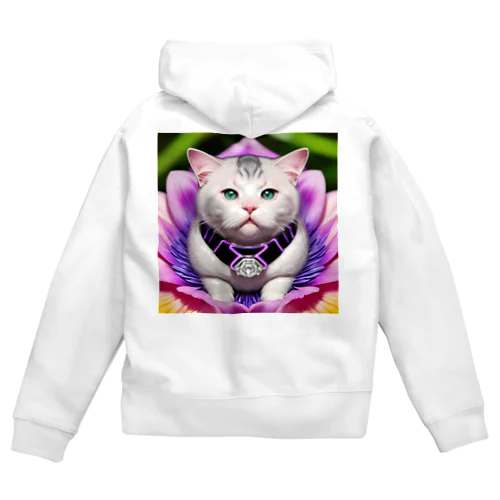 flowernekocat15 Zip Hoodie