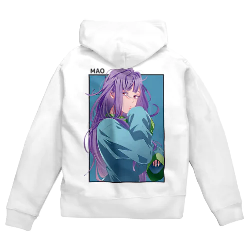 MAOちゃん(寝起き) Zip Hoodie