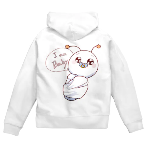 ベイビーけむけむ Zip Hoodie