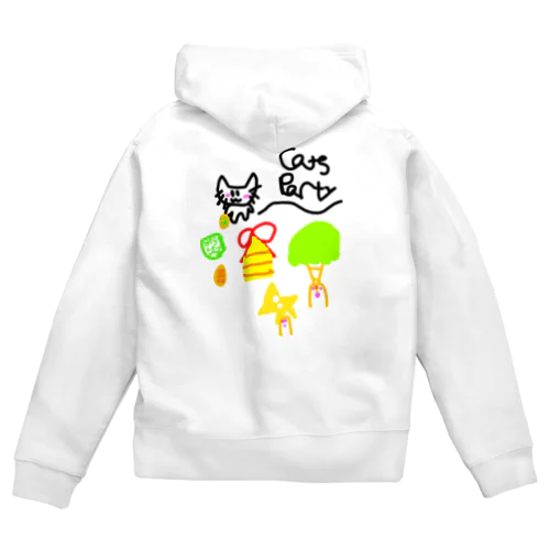 Cats Party Zip Hoodie