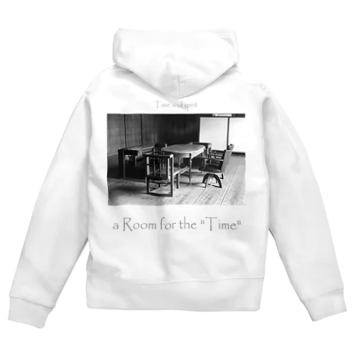 a Room for the "Time" ~ BW Zip Hoodie