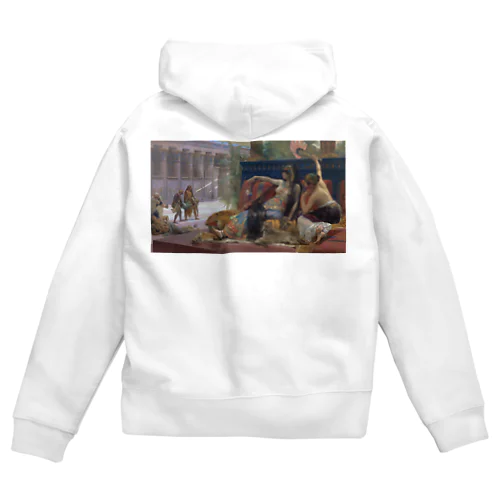 死刑囚に毒を試すクレオパトラ / Cleopatra Testing Poisons on Condemned Prisoners Zip Hoodie