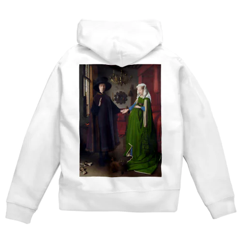 アルノルフィーニ夫妻像 / The Arnolfini Portrait Zip Hoodie