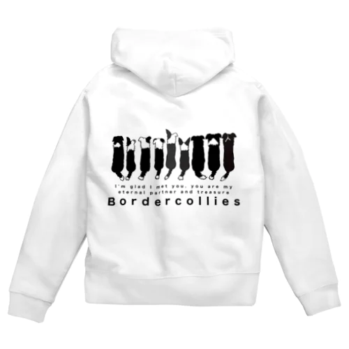 愛おしい背中 Zip Hoodie