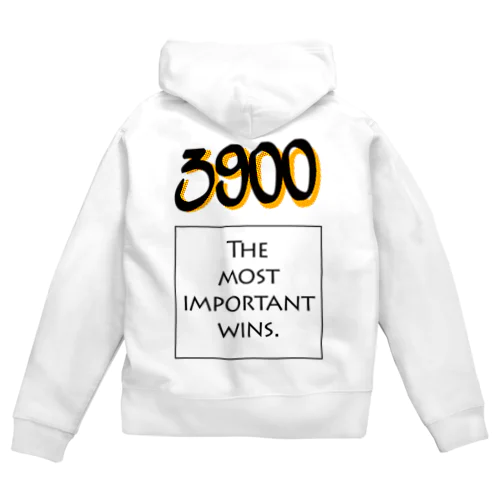 POINTS - 3900 Yellow Zip Hoodie