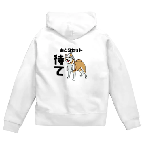 3セット待て Zip Hoodie