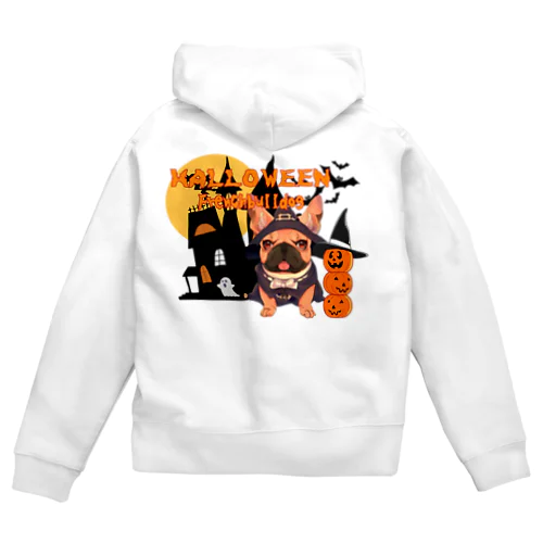 ハロウィン★フレンチブルドッグ Zip Hoodie