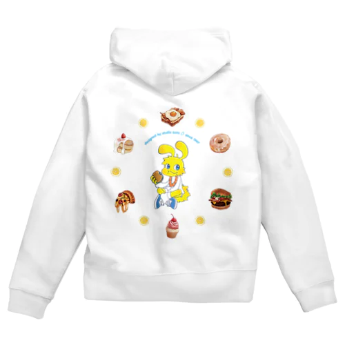 まんぷくレモンくん/ジップパーカー Zip Hoodie