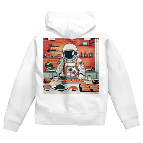 スペースクッキング 寿司編 Zip Hoodie