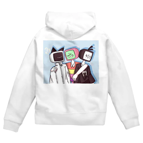 テレビ★トリオ Zip Hoodie