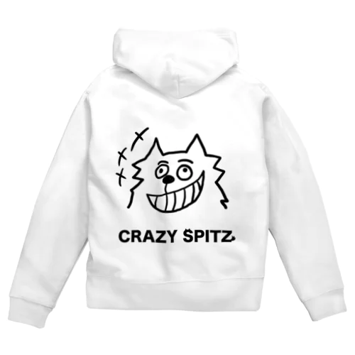 CRAZY SPITZ「HA HA HA」 ジップパーカー