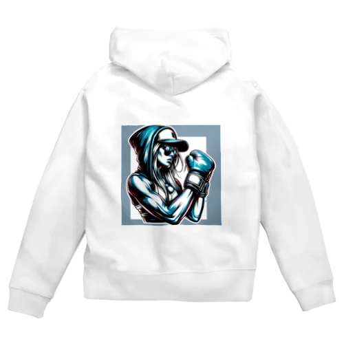 ボクシング女子 Zip Hoodie