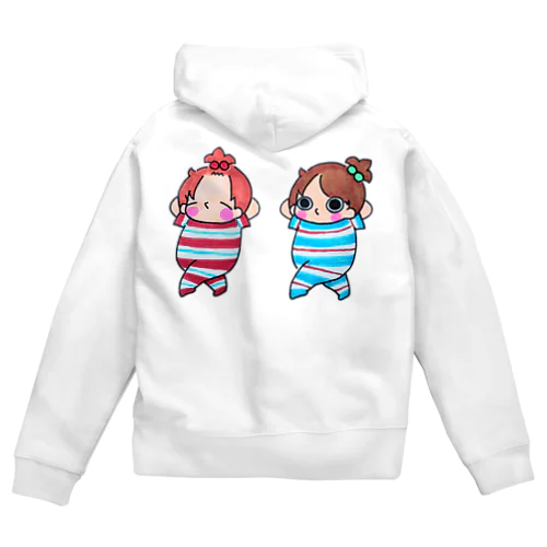 ぽことこ Zip Hoodie