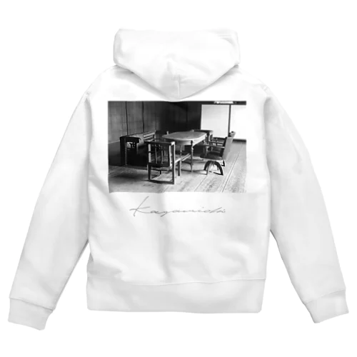 a Room for the "Time" BW 2 Zip Hoodie