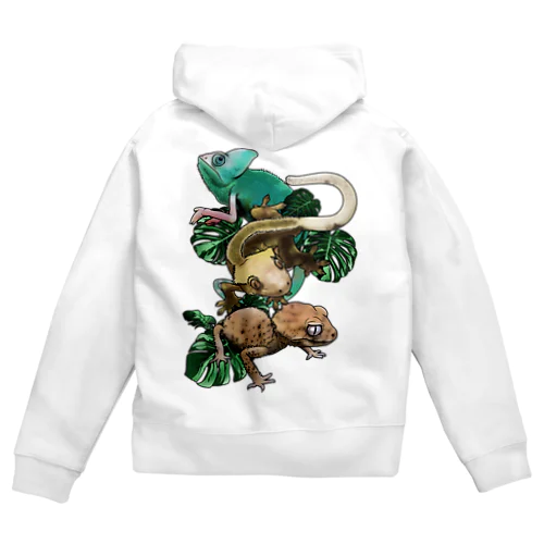 reptiles Zip Hoodie