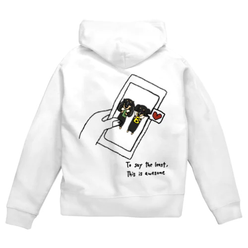 ゆるキャラシリーズ（レオンくん、バロンくん） Zip Hoodie