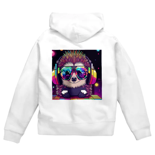 アゲ上げ！DJハリネズミくん Zip Hoodie