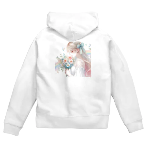 あなたを想う少女✨ Zip Hoodie