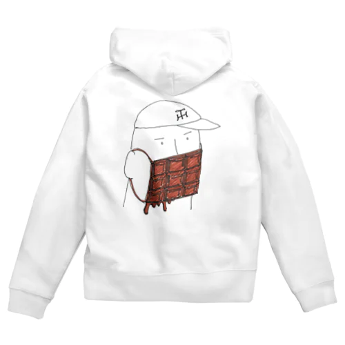 チョコマスクBOY Zip Hoodie