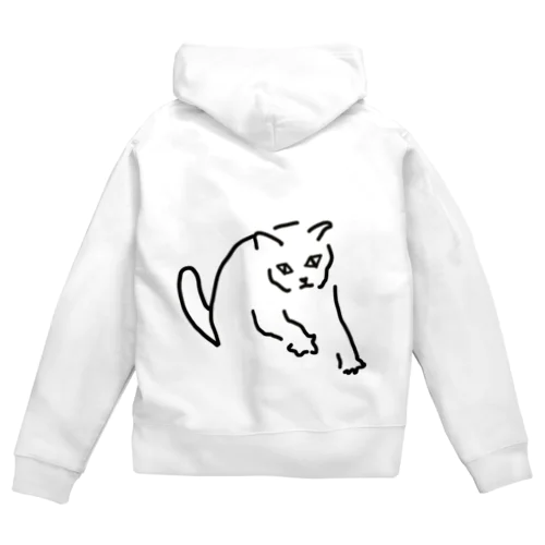 【ふみふみ】 Zip Hoodie