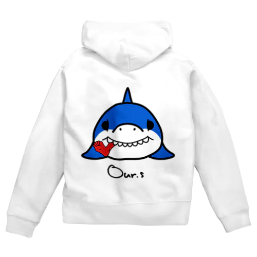 ヤミーヤミーシャーク Zip Hoodie