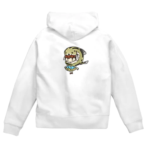 シマ・ド嬢様 Zip Hoodie